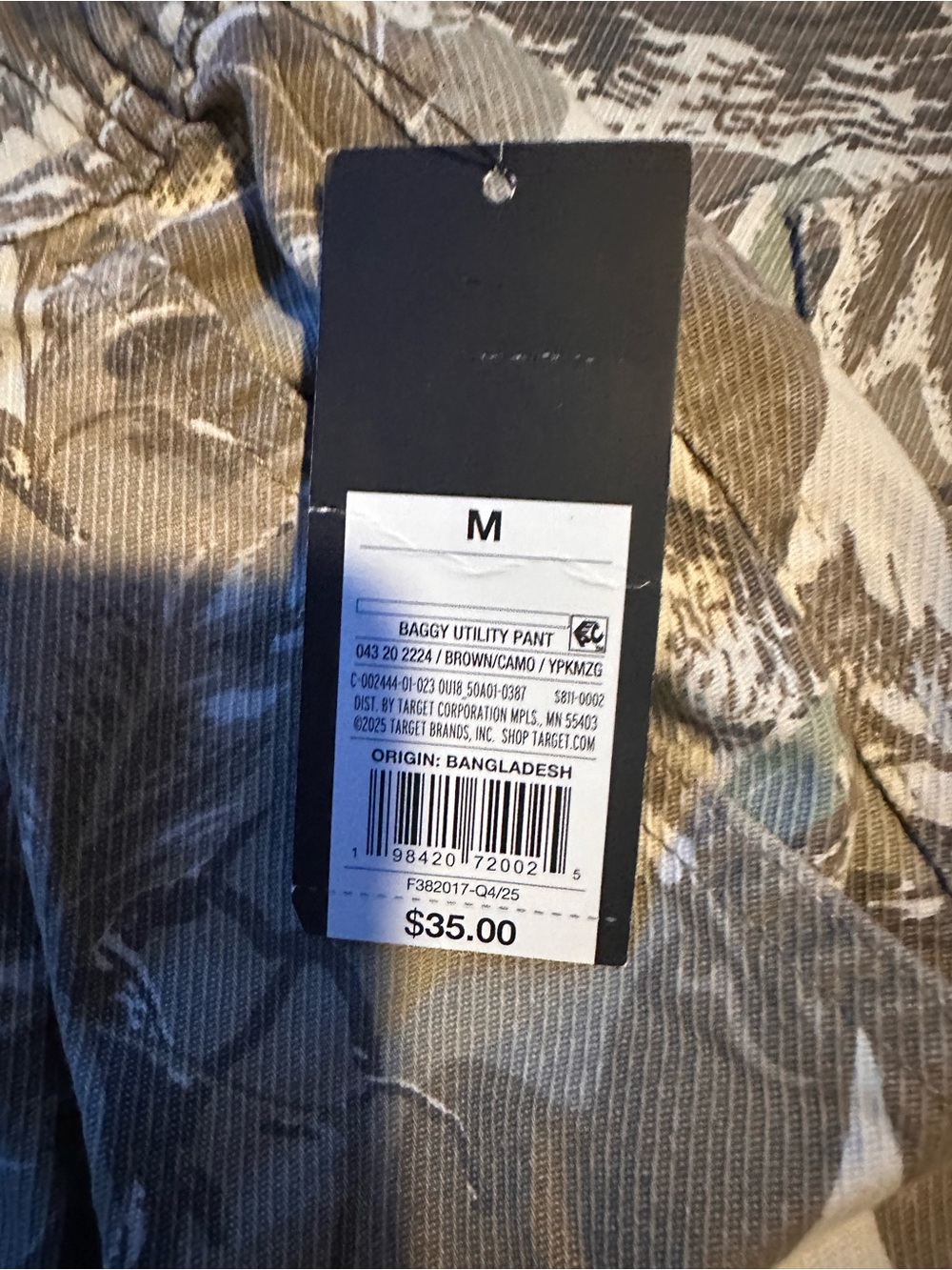 Original Use Men’s Camo Print Utility Pants - Picture 5 of 5